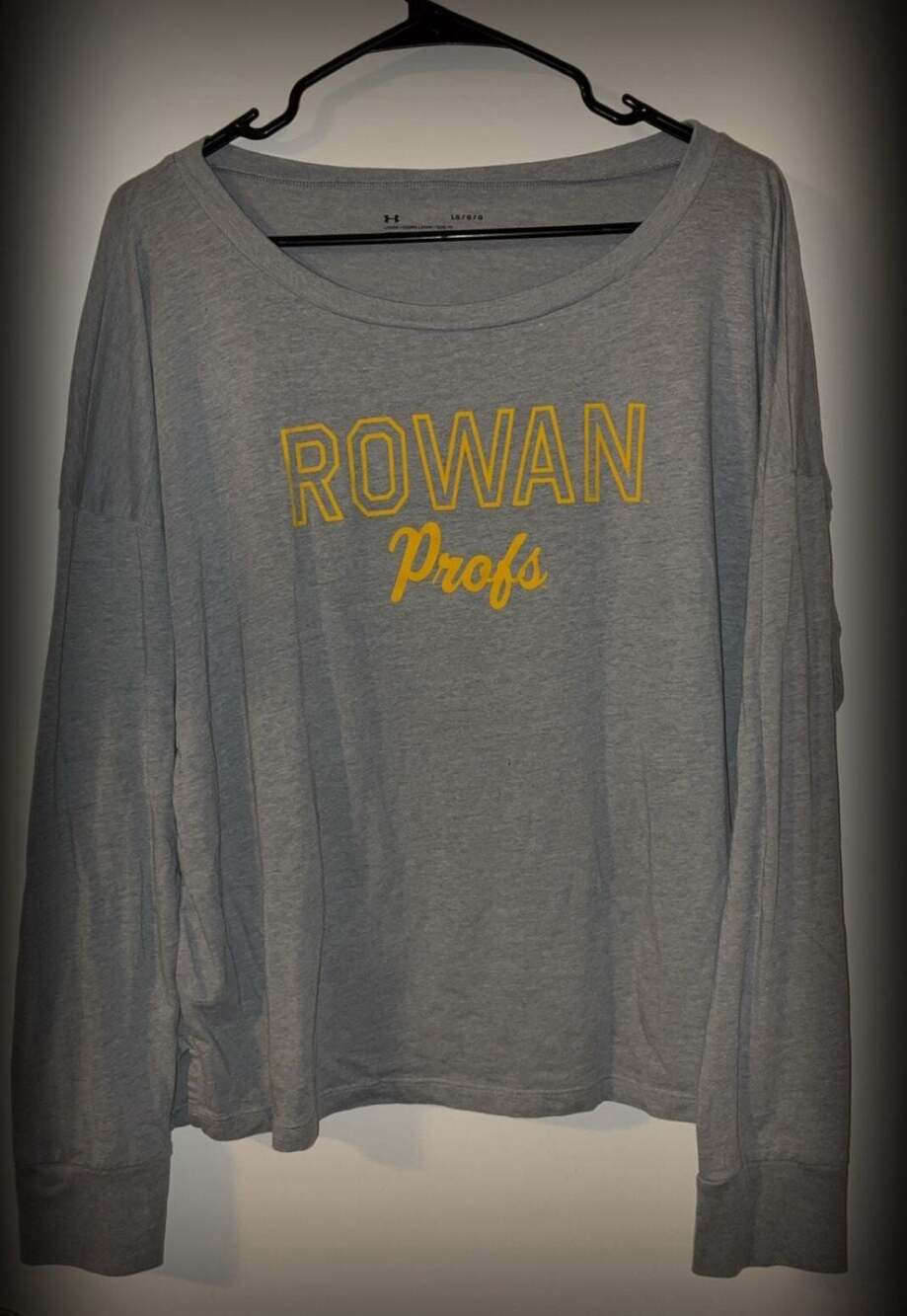 Under Armour Rowan University Profs HeatGear Long Sleeve Shirt Grey Size Large